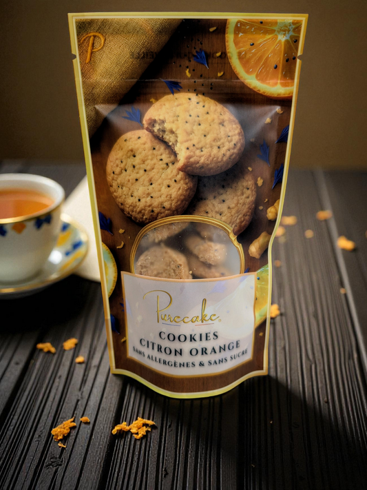 COOKIES CITRON ORANGE – Le Cookie qui Réveille 🌱 Sans allergènes & sans sucres